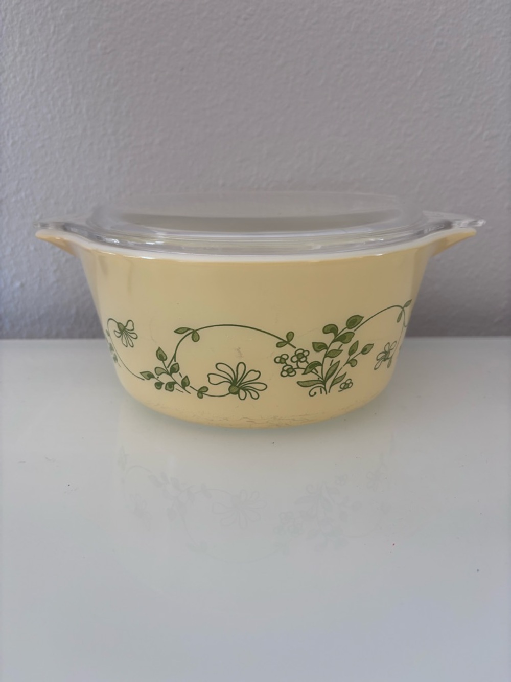 VTG 1Qt Casserole Pyrex #473-B Shenandoah Dish With Lid #470-C 27